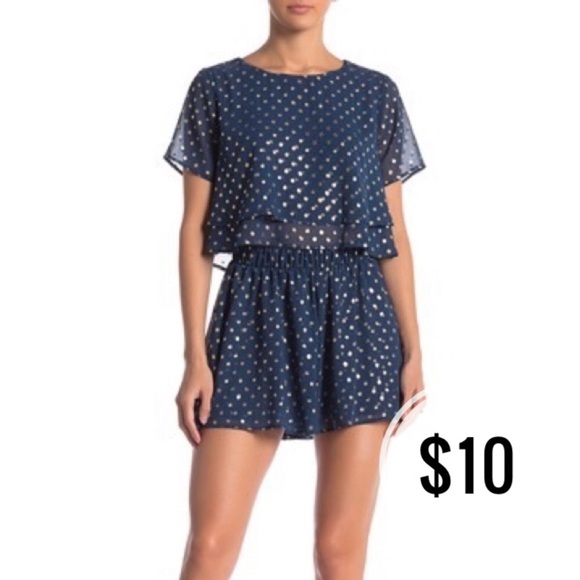 Show Me Your MuMu Pants - Show Me Your MuMu Blue & Gold Carlos Swing Shorts